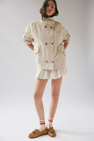 We The Free Collins Washed Canvas Funnel-Neck Jacket