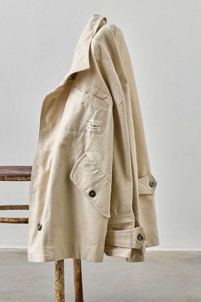 We The Free Collins Washed Canvas Funnel-Neck Jacket #5