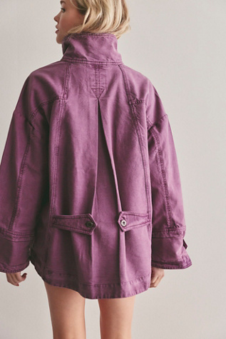 We The Free Collins Washed Canvas Funnel-Neck Jacket