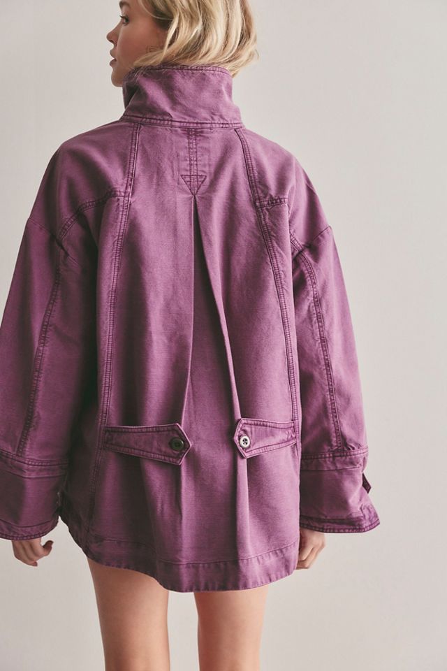 We The Free Collins Washed Canvas Funnel-Neck Jacket #2