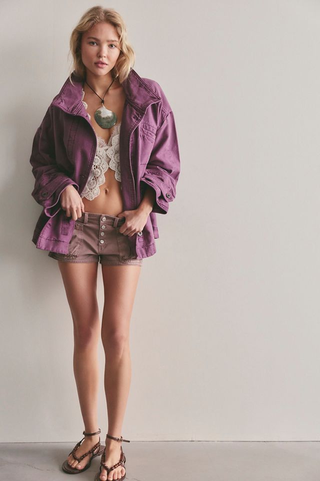 We The Free Collins Washed Canvas Funnel-Neck Jacket #4