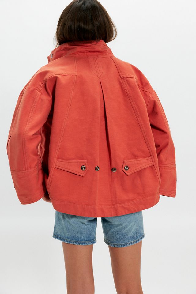 We The Free Collins Washed Canvas Funnel-Neck Jacket #5