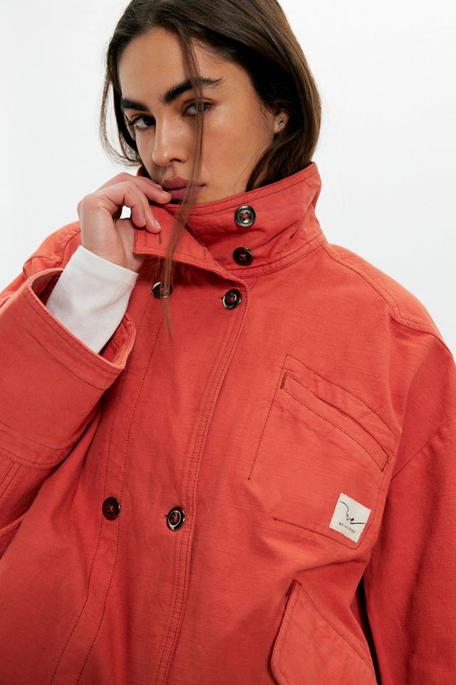 We The Free Collins Washed Canvas Funnel-Neck Jacket #6