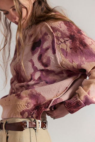 We The Free Landscape Pullover at Free People in Pink, Size: XS