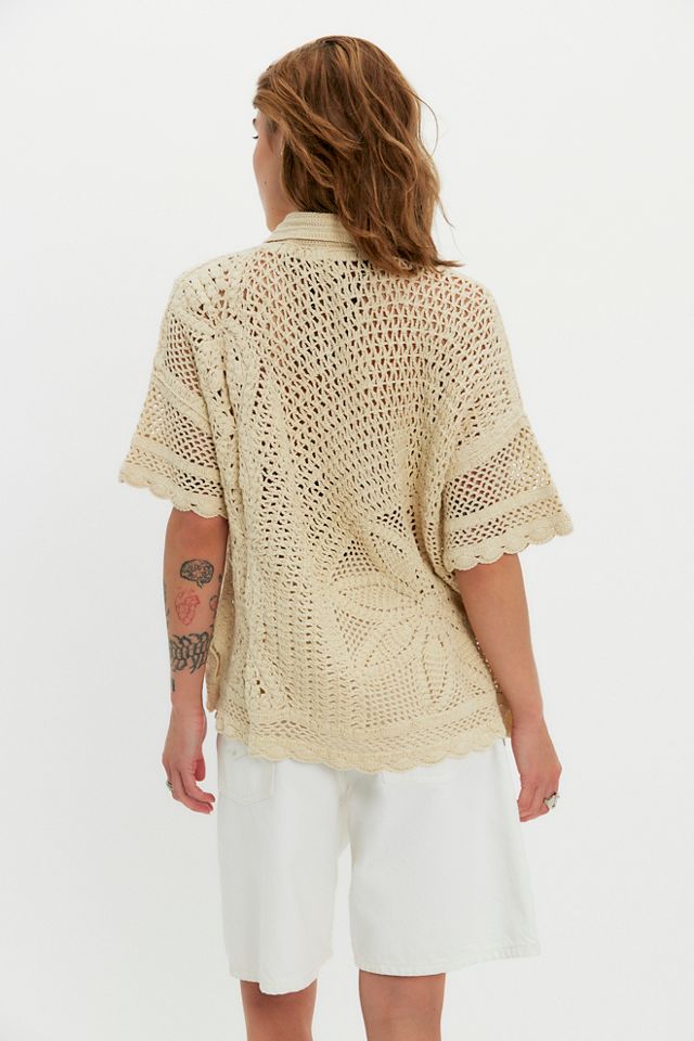 We The Free Dahlia Crochet Polo #1