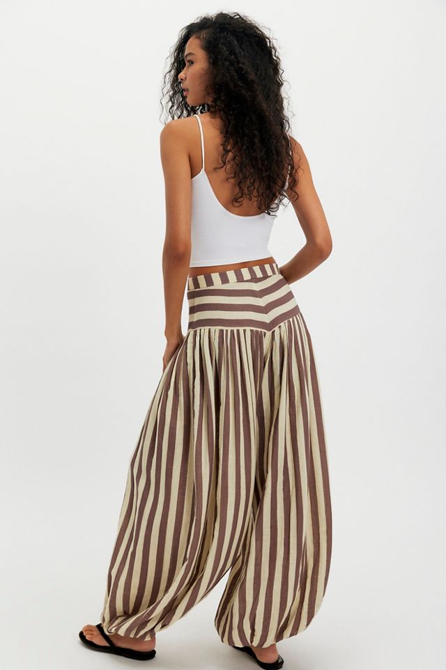 Tach Clothing Nova Baggy Striped Balloon Pants #1