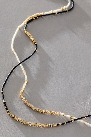 Iwona Ludyga Design Long Crystal Necklace