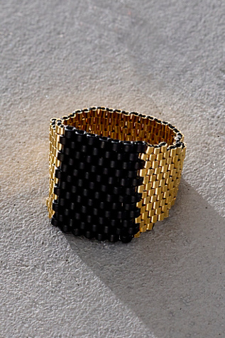 Iwona Ludyga Design Bague chevalière tissée Aurora