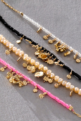 Iwona Ludyga Design Cluster Bracelet at Free People in Black