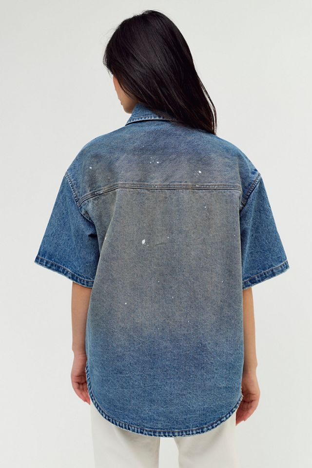 Ksubi Oversized Denim Shirt #1