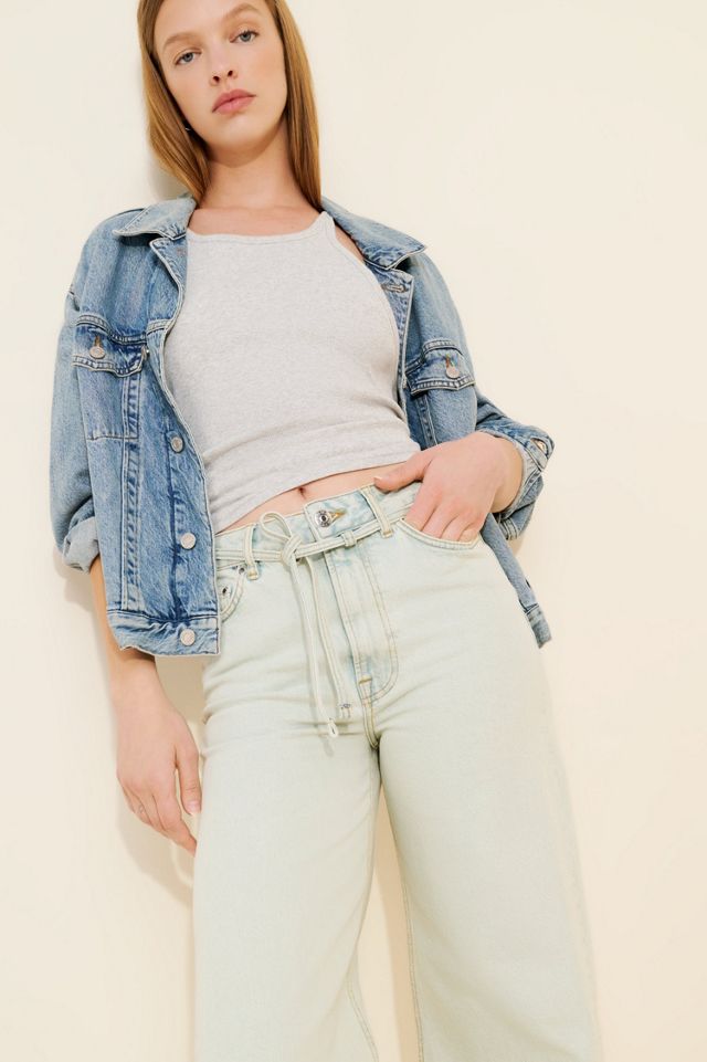 Tomorrow Denim Arizona Wide Leg Belted Jeans #2