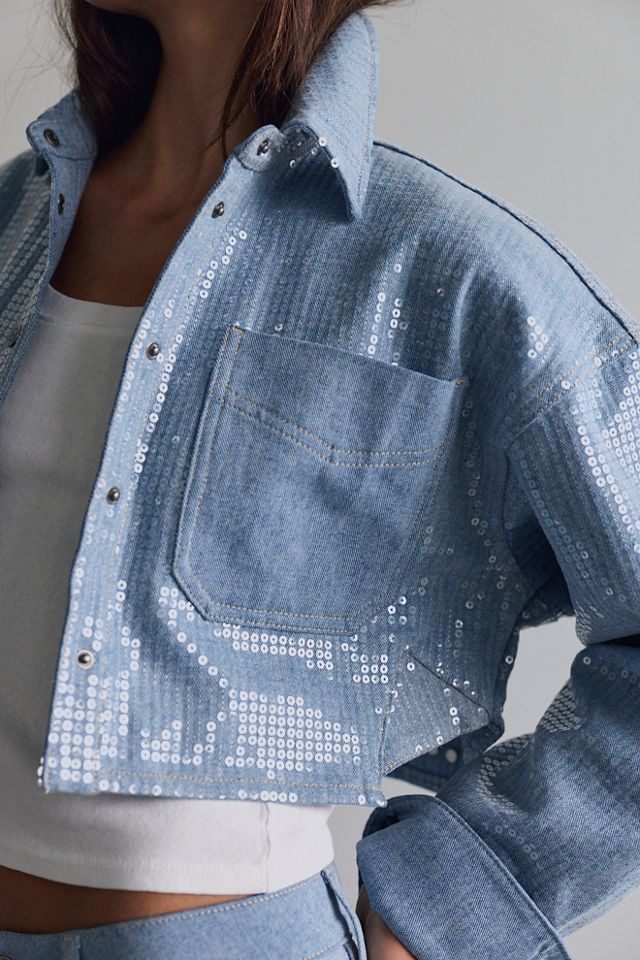 Ksubi Balter Sequin Button Down Shirt #2