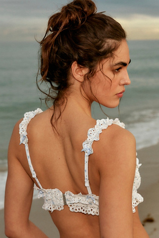 Верх бикини Cape Cod — For Love & Lemons, цвет: Винтажный кремовый — фото 2