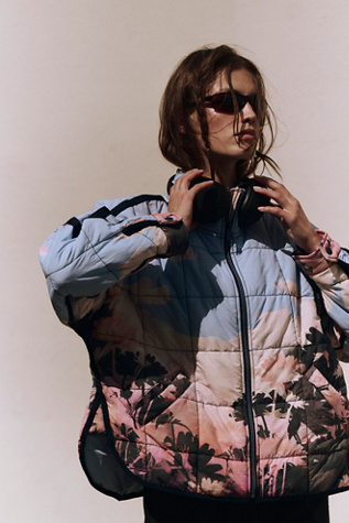 Pippa Printed Packable Puffer Jacket