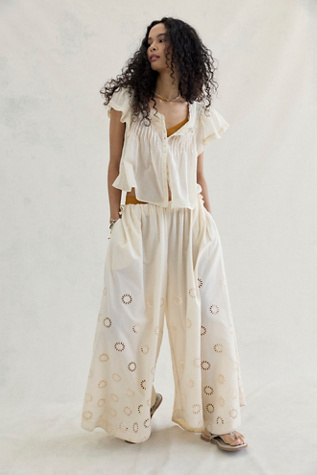 Sweet Serenade Pull-On Wide-Leg Pants