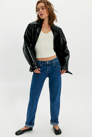 EB Denim Ariel Mid-Rise Wedgie Jeans