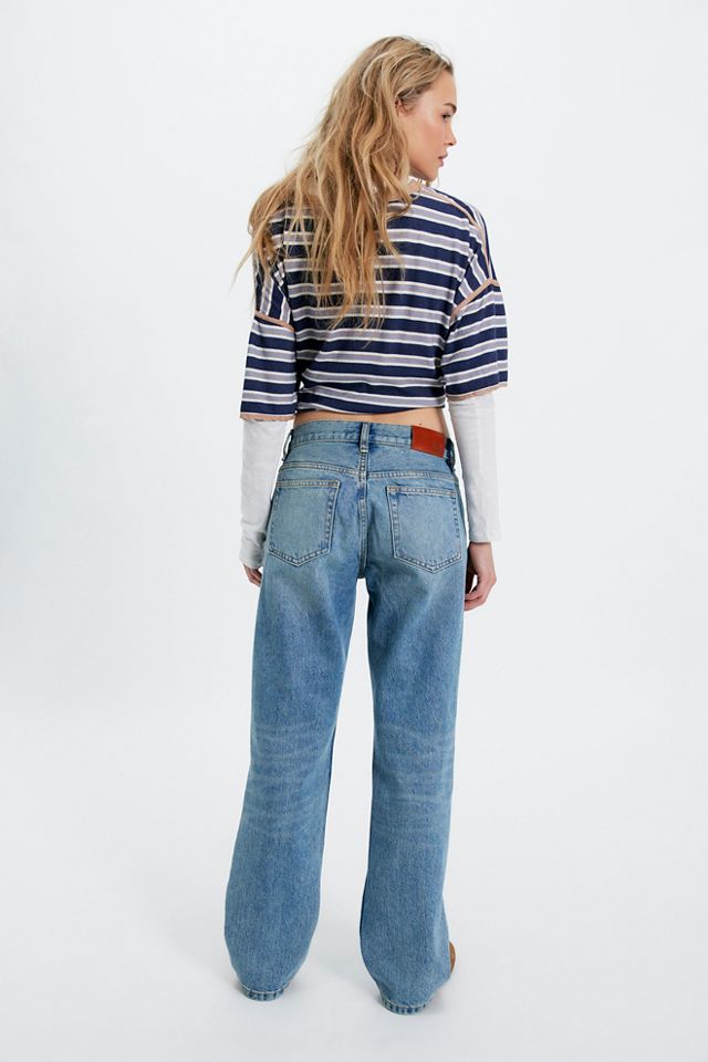 EB Denim Ariel Mid-Rise Wedgie Jeans #1