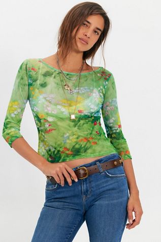Lisa Says Gah X Arden Rose Richmond Top