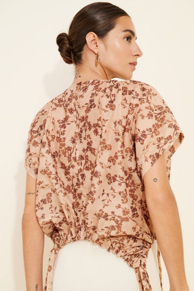 Esthe Poplin Ribbon T-Shirt #1