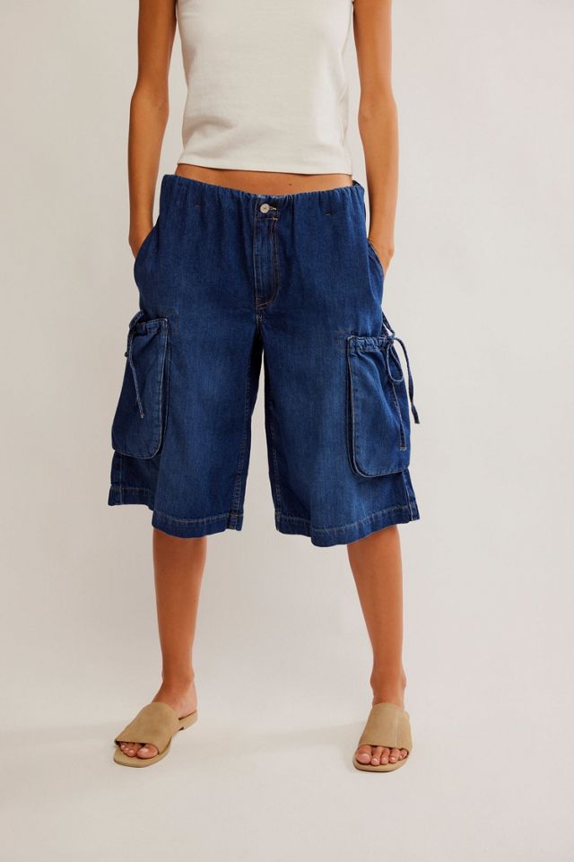 Marty Pull-On Crop Wide-Leg Jeans #3