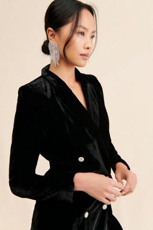 Rare London Button Blazer Dress