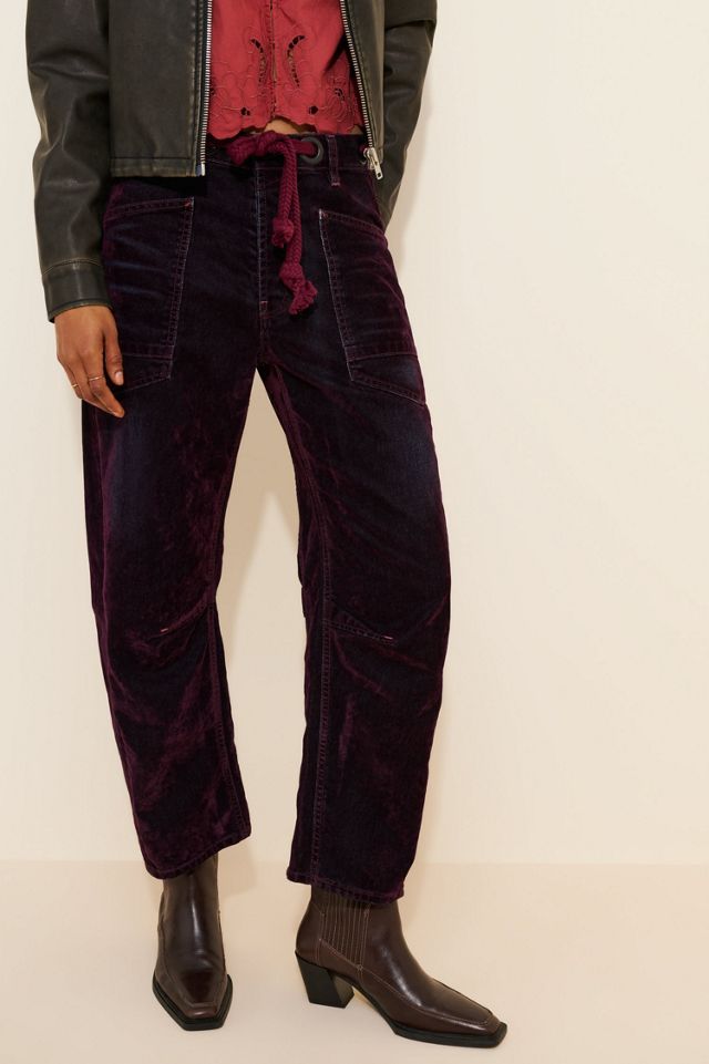 Moxie Flocked Pull-On Barrel Jeans #2