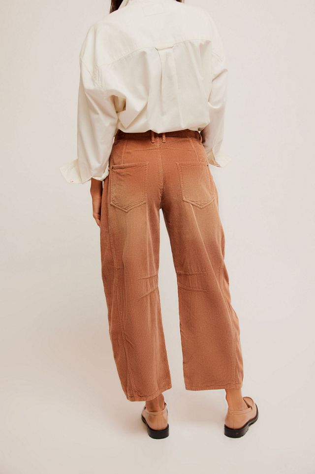 Good Luck Mid-Rise Cord Barrel Jeans #1