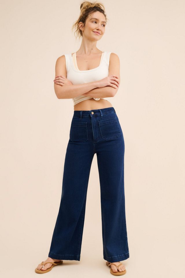 Rolla's Wide-Leg Full Length Sailor Jeans #3
