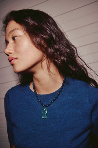 ALV Remi Semiprecious Necklace at Free People in Gold