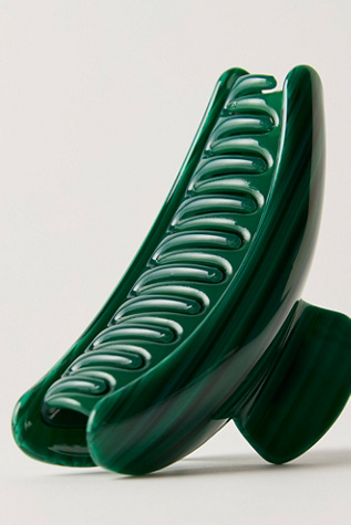Женские аксессуары для волос Machete Jumbo Heirloom Claw Clip, цвет: Malachite — фото 2
