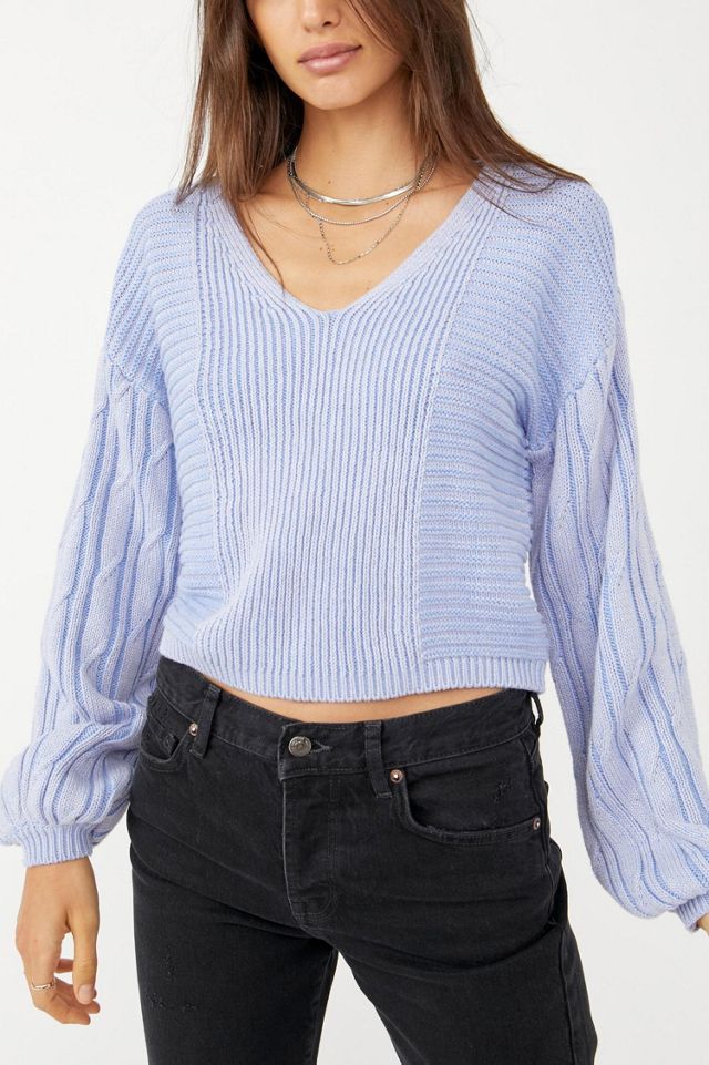When It Rains V Neck Sweater #1