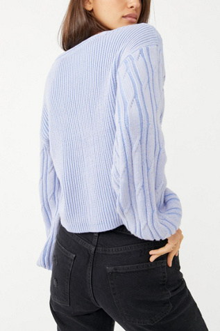 When It Rains V Neck Sweater