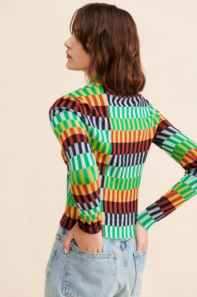 Find Me Now Striped Mock Neck Sweater #1
