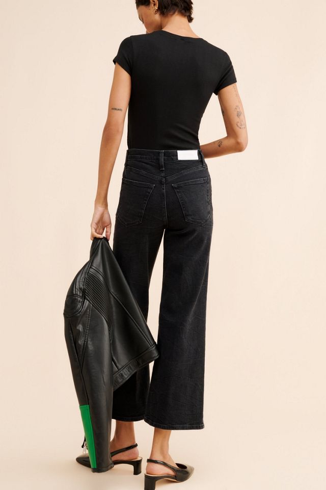 RE/DONE High-Rise Wide-Leg Cropped Jeans #2