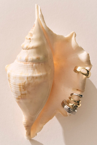 Adoline Ear Cuff Set by Free People in Gold