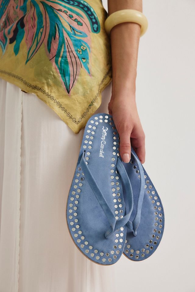 Heartthrob Studded Thong Sandals #2