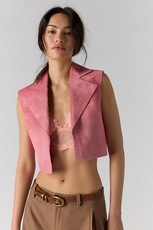 Understated Leather Perfect Vest