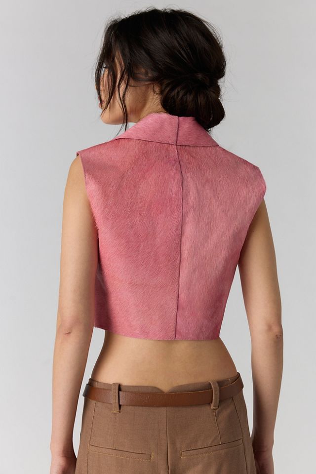 Understated Leather Perfect Vest #1
