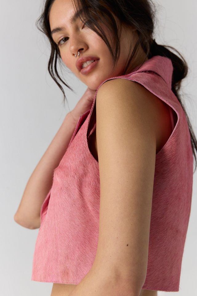 Understated Leather Perfect Vest #3