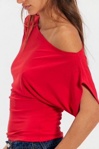 Geel Fletcher Top at Free People in Red, Size: M