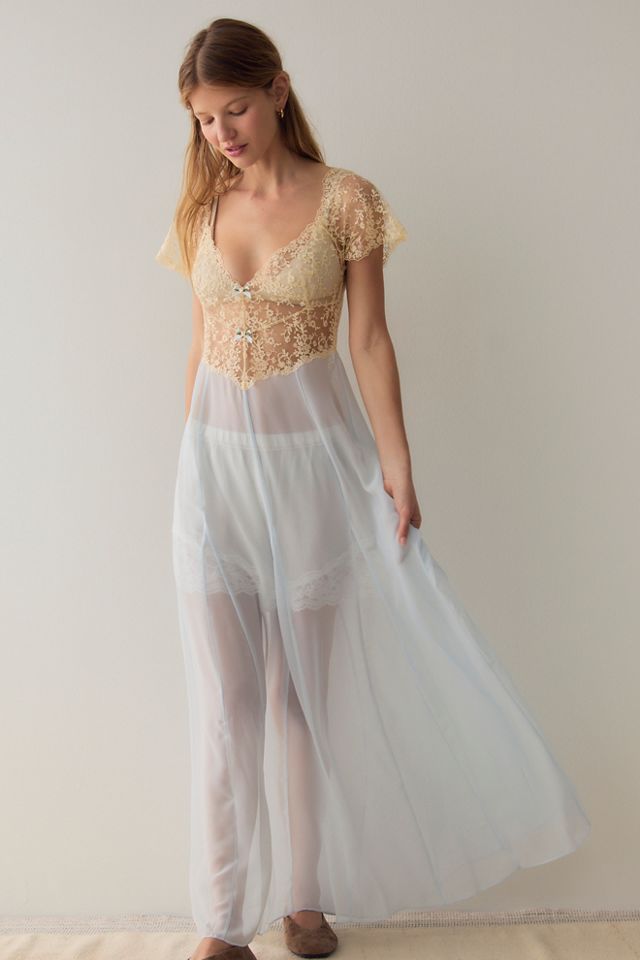 For Love & Lemons Cleo Maxi Slip Dress | Free People