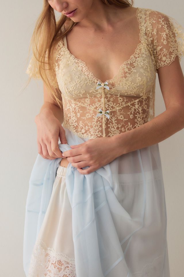 For Love & Lemons Cleo Maxi Slip Dress #3