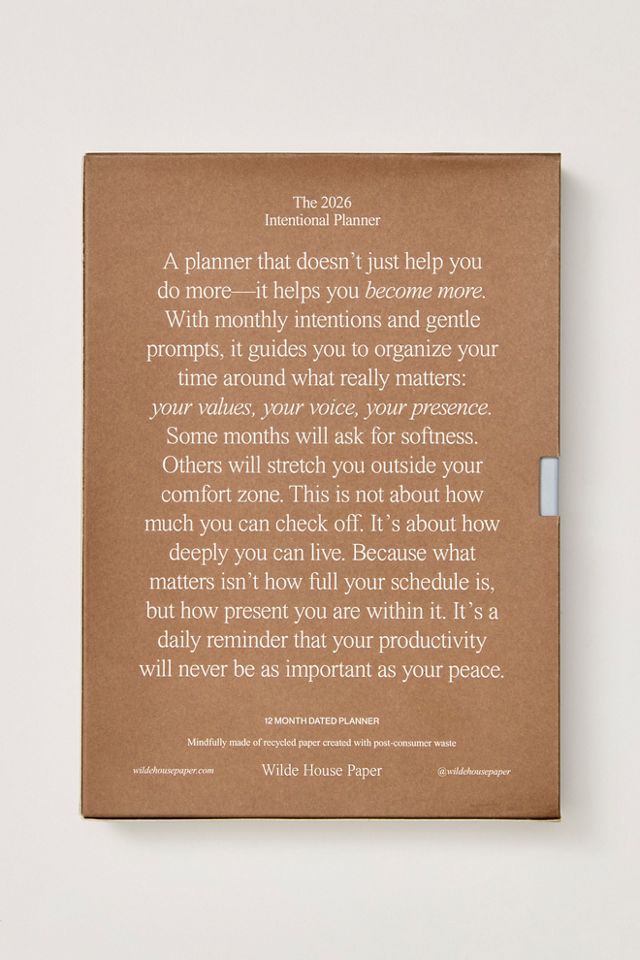 Wilde House Paper Agenda intentionnel 2026 #4