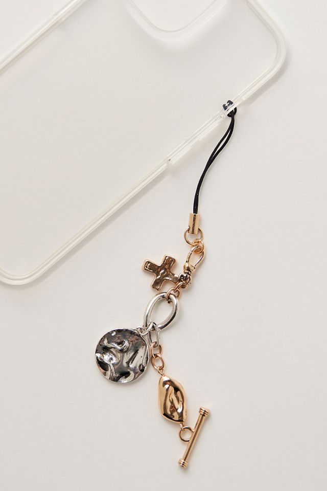 Metal Phone Charm #1