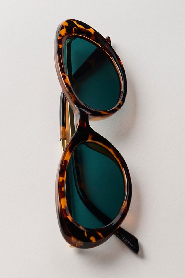 Lunettes de soleil ovales Mae #1