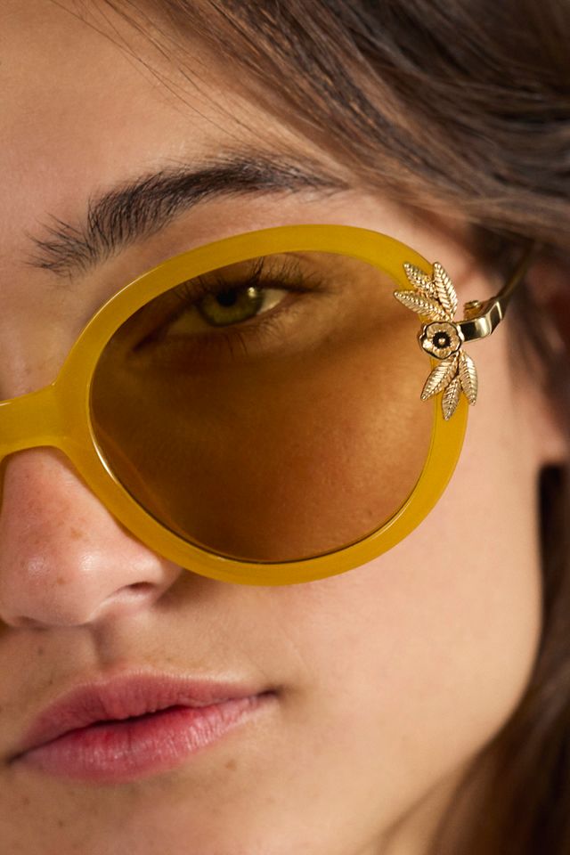 Ines Round Sunglasses #4