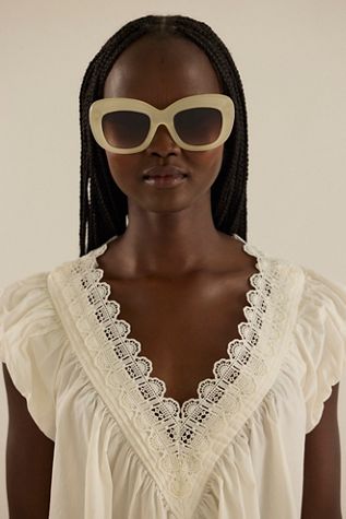 Karen Walker Asscher Sunglasses | Free People display picture 1