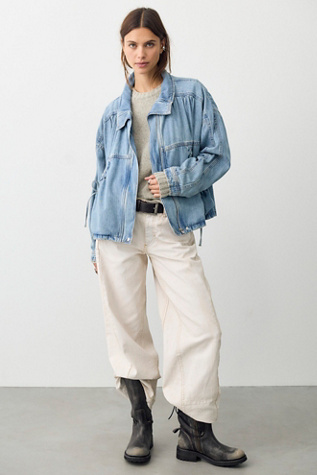 Женская куртка We The Free Rip Tide Denim, цвет: Синий варёный — фото 2