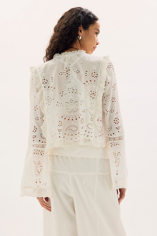 LoveShackFancy Hawthorn Blouse #1