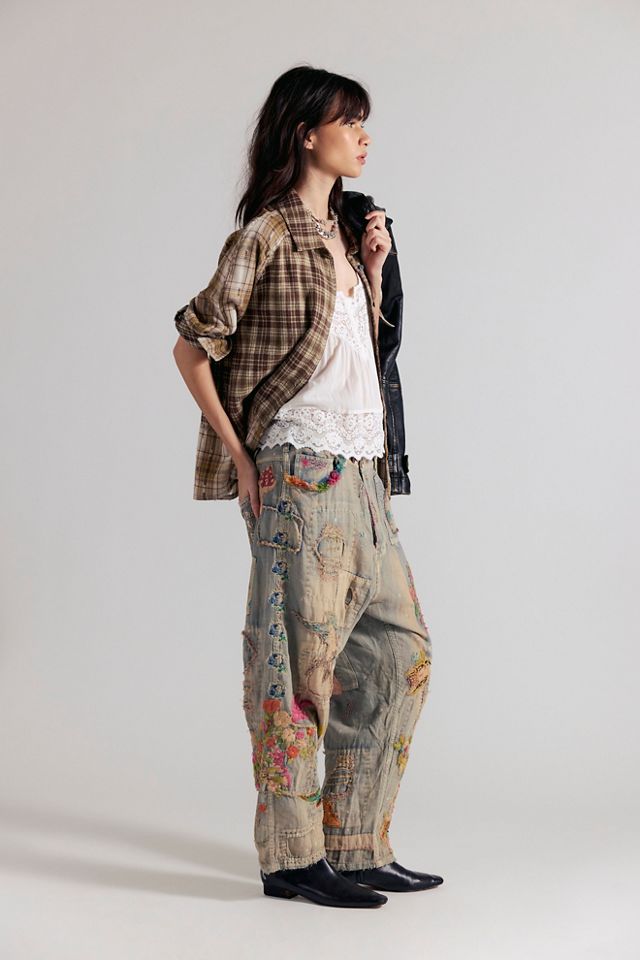 Magnolia Pearl Floral Embroidered Jeans #2